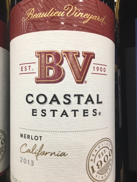 Beaulieu Vineyard (BV) - Coastal Estates Merlot - 2013