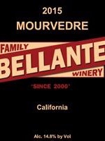 Bellante Family Winery - Mourvèdre - 2015