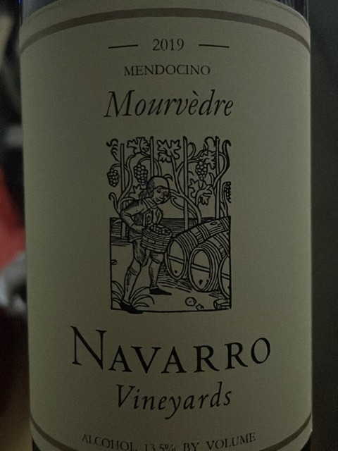 Navarro Vineyards - Mourvèdre - 2019