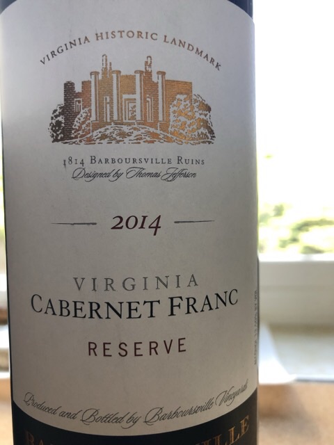 Barboursville - Cabernet Franc Reserve - 2014