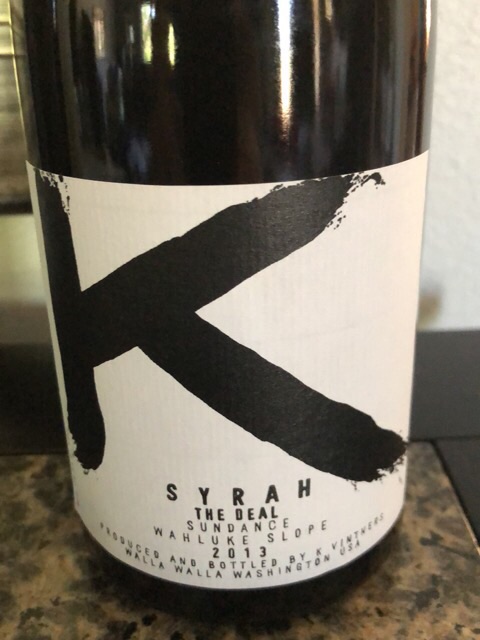 K Vintners - The Deal Syrah - 2014
