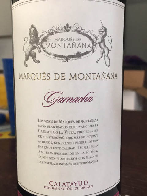 Marqués de Montañana - Garnacha - 2014