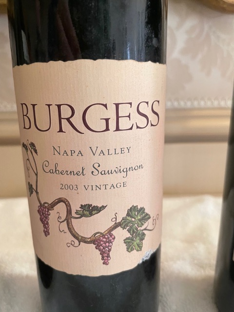 Burgess - Cabernet Sauvignon Vintage Selection - 2003