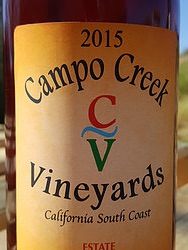 Campo Creek Vineyards - Pink Syrah - 2015