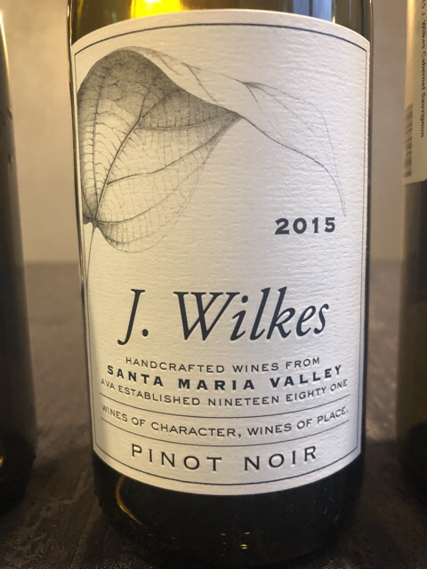J. Wilkes - Pinot Noir - 2015