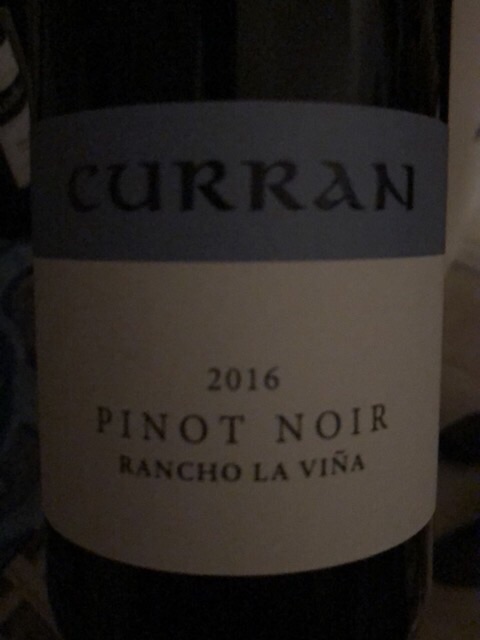 Curran - Rancho La Viña Pinot Noir - 2016