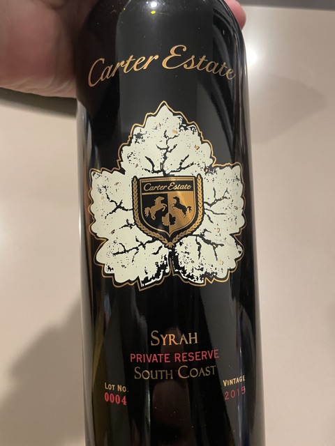 Carter Estate - Private Reserva Syrah - 2015
