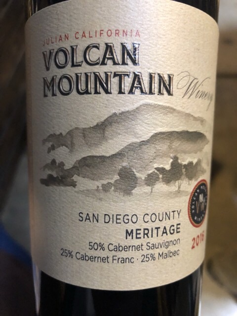 Volcan Mountain Winery - Meritage - 2016