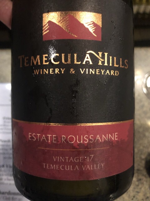 Temecula Hills - Roussanne - 2012