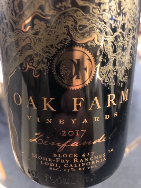 Oak Farm - Zinfandel - 2017