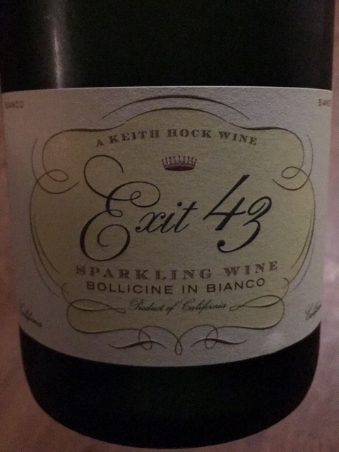 Exit 43 - Sparkling California Bollicine in Bianco - 2015