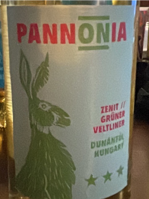 Pannonia Zenit  - Gruüner Veltliner - 2020