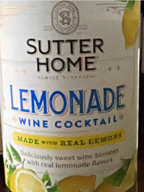 Sutter Home - Lemonade Wine Cocktail - N.V.