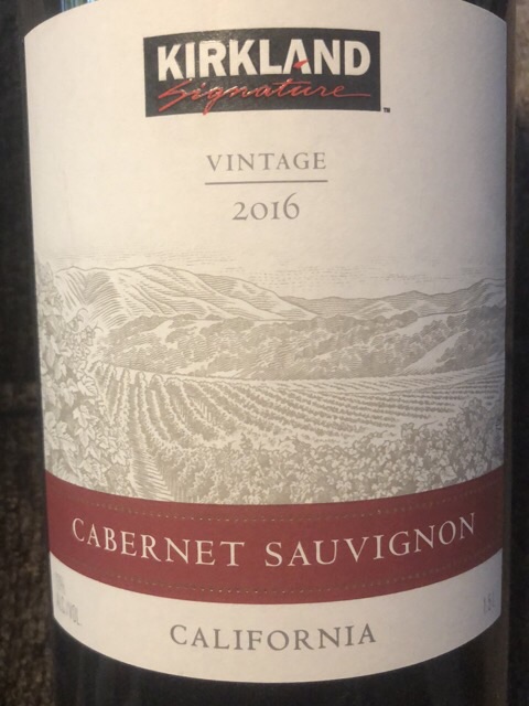 Kirkland Signature - California Cabernet Sauvignon - 2016