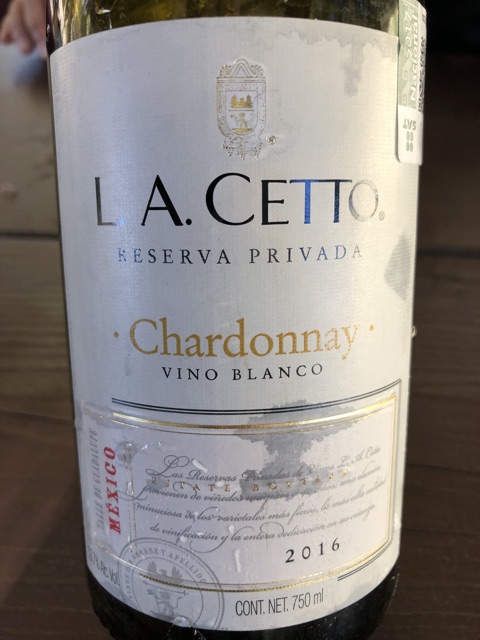 L. A. Cetto - Reserva Privada Chardonnay - 2016