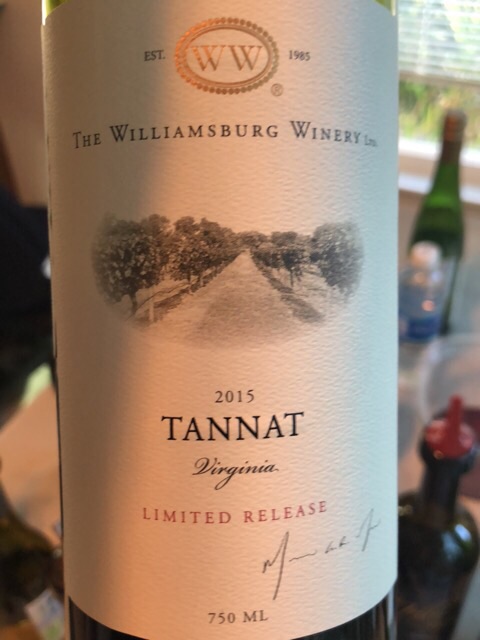 The Williamsburg Winery - Tannat Limited Release - 2015