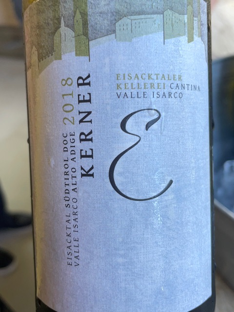 Kellerei Eisacktal - Cantina Valle Isarco - Kerner - 2018