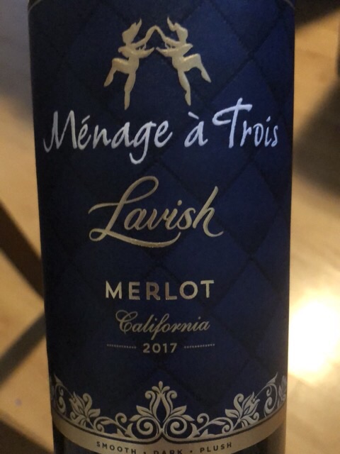 Ménage à Trois - Merlot - 2017