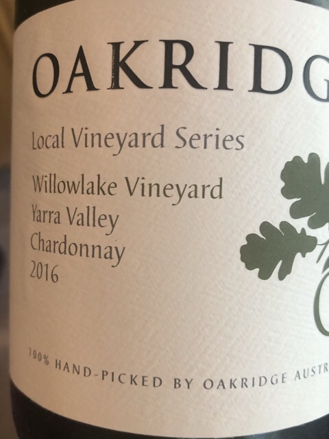Oakridge - Local Vineyard Series Willowlake Vineyard Chardonnay - 2016