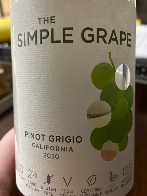 The Simple Grape - Pinot Grigio - 2020