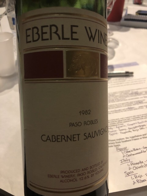 Eberle - Estate Cabernet Sauvignon - 1982