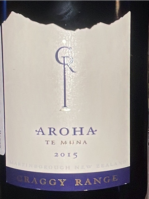 Craggy Range - Aroha Te Muna Road Vineyard Pinot Noir - 2015
