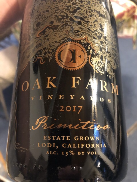 Oak Farm - Primitivo - 2017