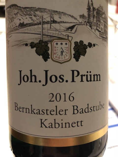 Joh. Jos. Prüm - Riesling Bernkasteler Badstube Kabinett - 2016
