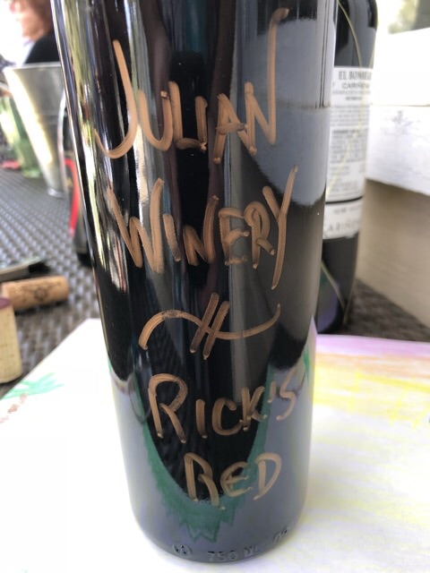Julian Winery - Rick’s Red - 2015