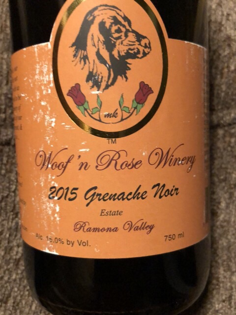 Woof n Rose - Grenache Noir - 2015