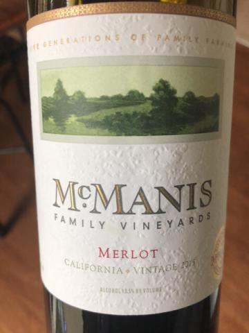 McManis - Merlot - 2015