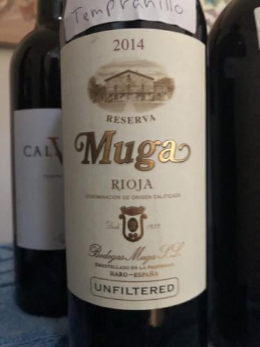 Muga - Unfiltered Reserva - 2014