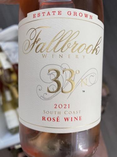 Fallbrook - 33°N Rosé - 2021