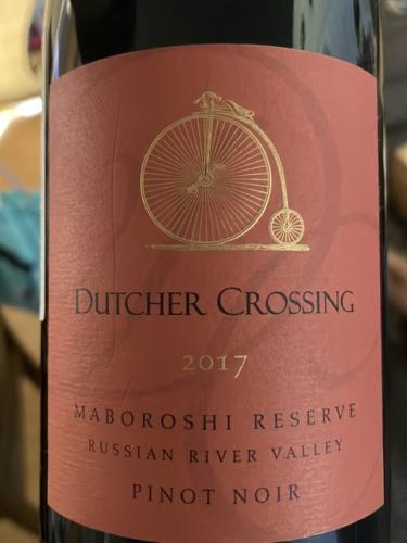 Dutcher Crossing - Maboroshi Reserve Pinot Noir - 2017