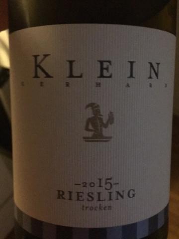 Klein Hainfeld - Trocken Riesling - 2015