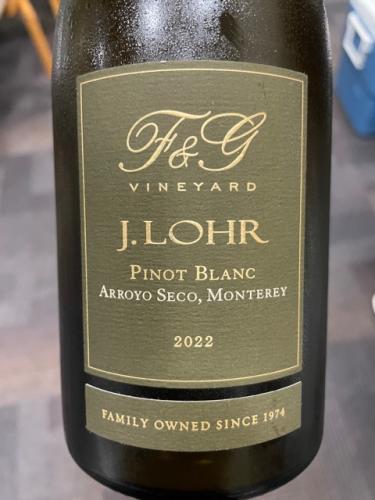 J. Lohr Vineyards &amp; Wines - F &amp; G Vineyard Pinot Blanc - 2022