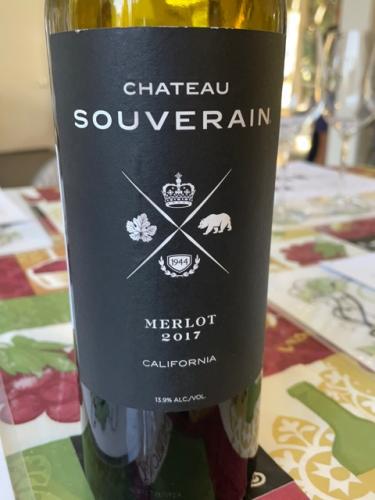 Chateau Souverain - Merlot - 2017