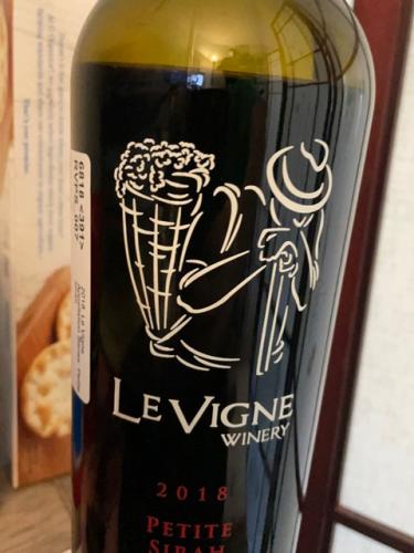 Le Vigne Winery - Petite Sirah - 2018