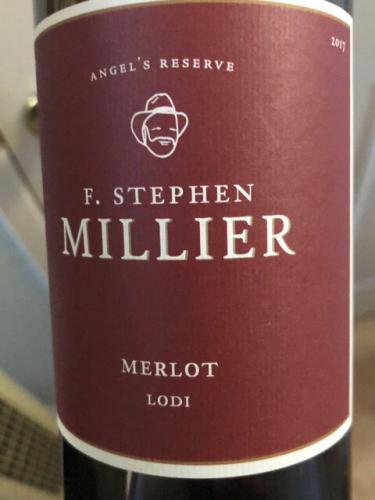 F. Stephen Millier - Angel's Reserve Merlot - 2017