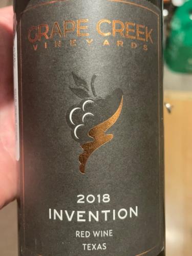 Grape Creek - Invention - 2018