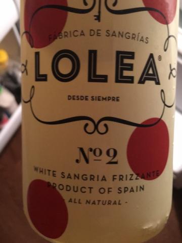 Lolea - No 2 White Sangria Frizzante - N.V.