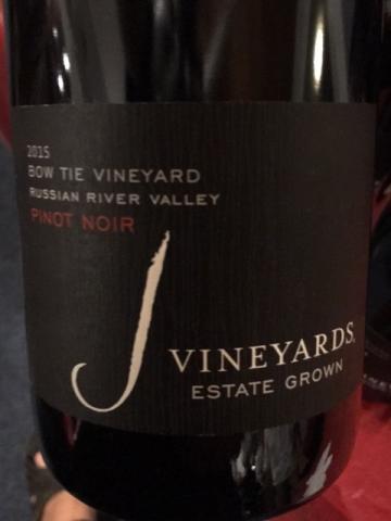 J Vineyards - Bow Tie Vineyard Pinot Noir - 2015