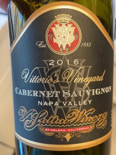 V. Sattui - Vittorio's Vineyard Cabernet Sauvignon - 2016