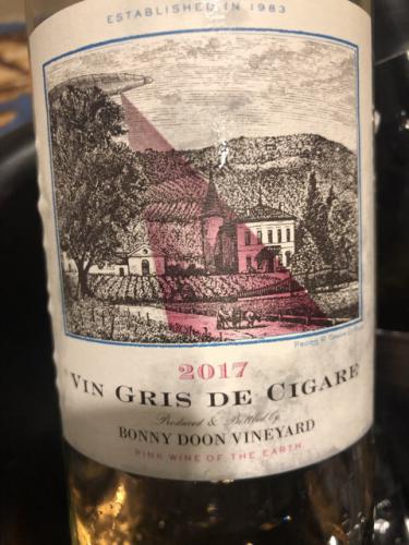 Bonny Doon - Vin Gris de Cigare - 2017