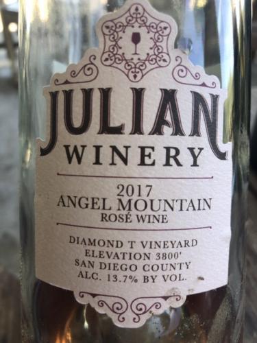 Julian Winery - Angel Mountain - 2017
