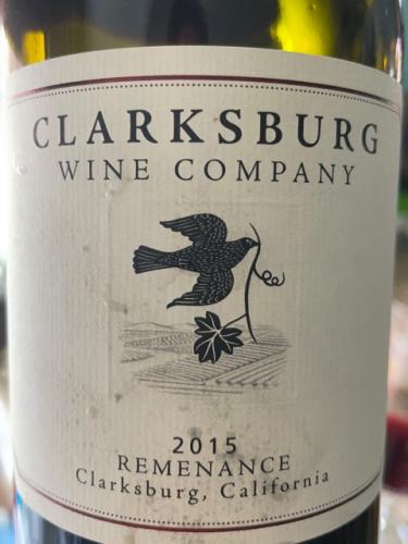 Clarksburg Wine Company - Remenance - 2015