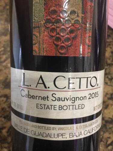 L. A. Cetto - Cabernet Sauvignon - 2015