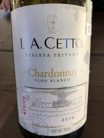 L. A. Cetto - Reserva Privada Chardonnay - 2016