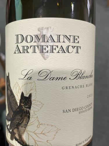 Domaine Artefact - La Dame Blanche Grenache Blanc - 2021