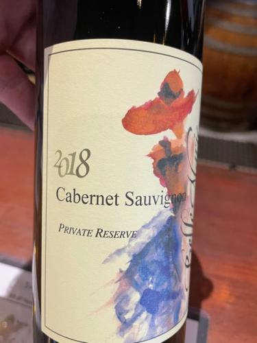 Belle Marie - Private Reserve Cabernet Sauvignon - 2018